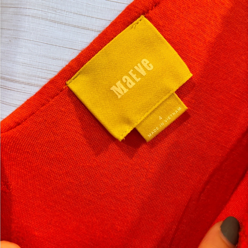 Maeve Vibrant Orange Dress - Picture 4 of 4